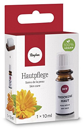 Rayher Hobby 34259000 Hautpflege Wirkstoff, gegen trockene Haut, 10 ml, dermatologisch getestet, geruchsneutral, in wiederverschließbarer Glasflasche, optimale Pflege bei trockener, empfindlicher Haut