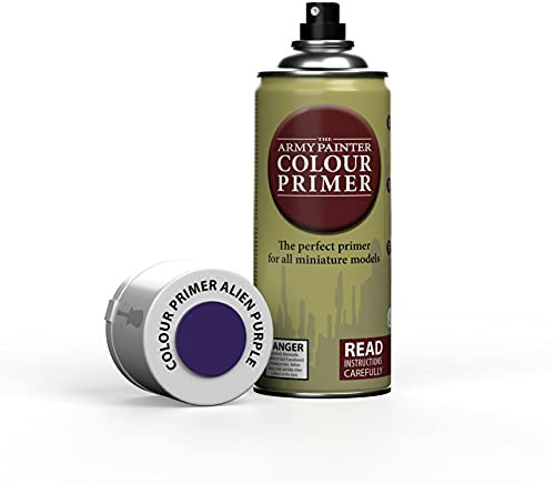 The Army Painter – Colour Primer - Alien Purple | 400ml | Acryl-Spray | Grundierung | für Modellmalerei