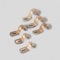Acquastilla 112670 Graffette Fissatubo in Ferro Ramato, Multicolore, Set di 10 Pezzi