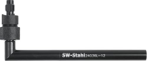 SW-Stahl 24036L-12 Öl-Einfülladapter - M10x1.0 - für Audi/VW Haldex | Getriebe Ölfülladapter mit 90 Grad Winkeladapter - Werkzeug für Ölfüllgerät - Kupplungsadapter für Schmierstoffe