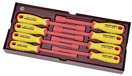 Kraftwerk 4900-62B 8-teilig VDE Steckschlüssel mit Griff-Schale