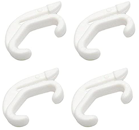 Merriway BH03643 Gardinengleiter für Swish Valance, Weiß, 15 Stück