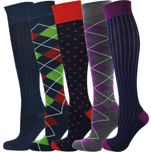 Mysocks Chaussettes Montantes Unisexes à Carreaux Multi Pack 603