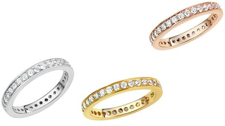 Zeeme Silber Damen Ring 925/- Sterling Silber Glänzend Zirkonia Silber 358270091