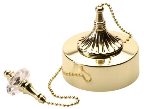 Deluxe 6Amp 2 Way Ceiling Switch Brass FPK1-PB-51