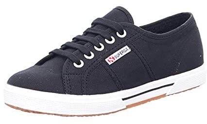Superga Unisex-Erwachsene Cotu Low-top Sneakers, schwarz, 36 EU
