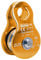 ALPIDEX Seilrolle Umlenkrolle 20 kN - Mobile Pulley Flaschenzug - für Seile bis 11 mm Durchmesser - EN12278, Farbe: orange