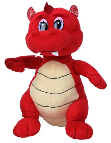 Plüschtier Drache Rot,30 cm