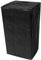 Woodside Black Outdoor Garden Stacking Chair Cover 0.66m x 0.66m x 1.22m/2.2ft x 2.2ft x 4ft