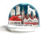 Schneekugel Frankfurt am Main, das Klassische Frankfurt Souvenir, oval, ca. 7 x 6 cm