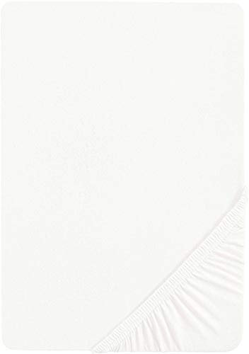 biberna Feinbiber-Spannbetttuch 0002744 weiß 1x 140x200 cm - 160x200 cm
