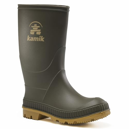 Kamik STOMP, Unisex-Kinder Gummistiefel, Grün (OLIVE OLI), 24 EU