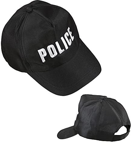 W WIDMANN MILANO Party Fashion 03636 - Polizei Cap, Größenverstellbar, Police, Mütze, Mottoparty, Karneval
