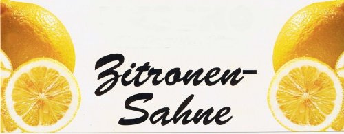 Sahnefest Sahnestand Sahnefix Zitrone
