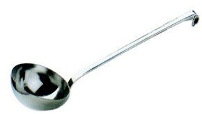 Louche inox monobloc diamètre 14 cm, 0.75 litre