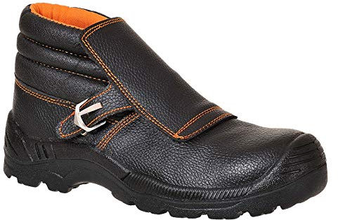Portwest FW07BKR39 Compositelite Welders Boot, S3 HRO, Regular, Size: 39/7, Black