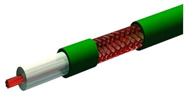 Bobine de câble coaxial BNC KX6 100m