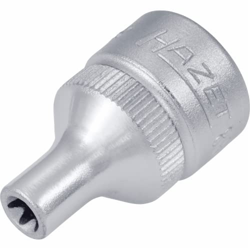 HAZET Steckschlüsseleinsatz 880-E5, 3/8 Zoll (10 mm) Vierkant, TORX 4.75 mm | 3/8 Zoll (10 mm) Vierkant hohl, Antrieb 3/8 Zoll (10 mm) Vierkant hohl, Abtrieb Außen TORX Profil, Chrom-Vanadium, 21 g