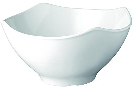 APS 83790 Schale GLOBAL BUFFET, 40 x 40 cm, Höhe 17,5 cm, 8 Liter, Melamin, weiß