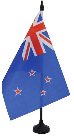 AZ FLAG - Tischflagge Neuseeland - 21x14 cm - Neuseeländische Tischfahne 14 x 21 Cm - Flaggen