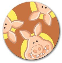 Kühlschrankmagnet - Shaun das Schaf - Schwein
