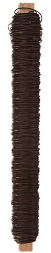 Rayher Fil di Ferro per Fiori, Spoletta Legno, Marrone Scuro, 0,50 Mm Ø, 100G, Bus.Blis. 1 Pz, 2425505