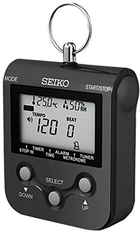 Seiko DM90B Kompaktes Metronom, Schwarz