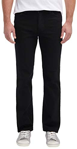 MUSTANG Herren Straight Leg Jeans Tramper 111, Gr. W32/L30, Schwarz (Midnight Black 490)