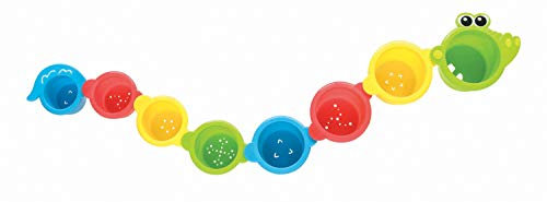 Playgro Stapelbecher Krokodil, 8 Stück, Ab 6 Monate, Croc Cups, Bunt, 40087