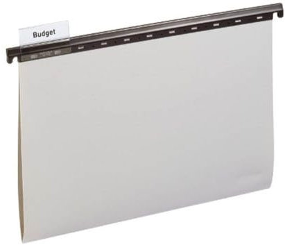 Durable Hängemappe, für ungelochtes Schriftgut, grau, Packung à 25 Stück, 256310