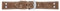 Eichmüller, since 1950 Ersatzband Uhrenarmband Vintage Look Leder Band 24mm 757