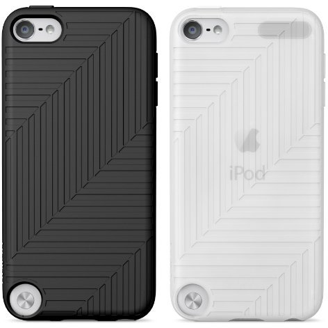 Belkin Flex Case (Silikon, 2er-Pack) für iPod Touch 5 schwarz-transparent
