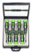 kwb Präzisions-Schraubendreher Set TX/Innensechsrund für Fein-Mechanik, Mini-Schraubenzieher f. Uhrenmacher/Feinmechaniker, Werkzeug-Satz in Aufbewahrungs-Box, mit Dreh-Kopf und 2-Komponentengriff