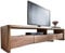DELIFE Fernsehtisch Live-Edge Akazie Braun 190 cm 4 Schubkästen Baumkante Lowboard