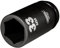 Draper 11899 3/4 Square Drive Hi-Torq 6 Point Deep Impact Socket, 33 mm Size , Blue