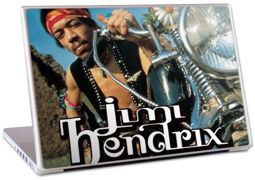 MusicSkins Jimi Hendrix South Saturn Delta Schutzfolie (für 33.02 cm MacBook, MacBook Pro, MacBook Air und Laptops