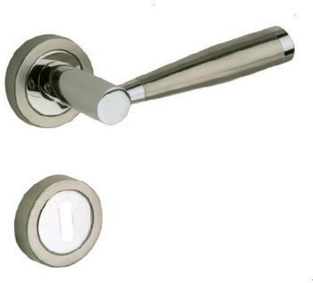 Lienbacher Dario Edelstahl/Zamak verchromt Rosettengarnitur BB