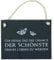 condecoro Schiefer Schild 'Gib jeden Tag die Chance' Schiefertafel Wandbild 16x13