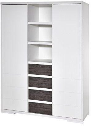 Schardt 06 863 32 02 Kleiderschrank mit 2 Türen und Mittelregal Maxx Fleetwood