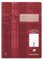Clairefontaine 331607C - Heft ideal für die Schule, DIN A4, 32 Blatt, 90g, Lineatur 7 kariert 7x7mm, Bordeaux, 1 Stück