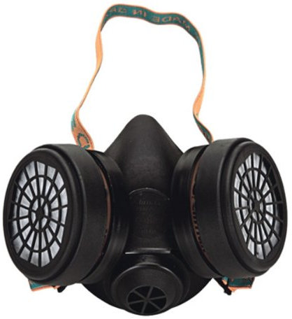 Atemschutz Halbmaske mit Filtern A2, Climax