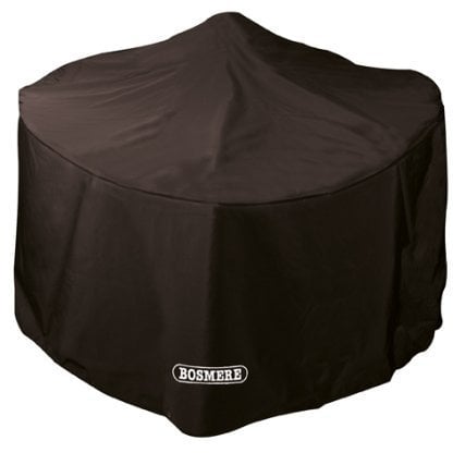 Bosmere D765 - Funda para Calentador de Exterior (Circular), Color Negro