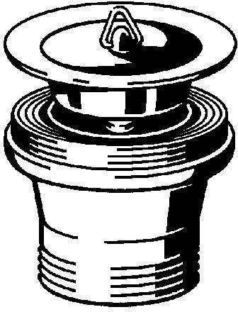 Viega Ablaufventil Model 7622 mit Ventiloberteil aus Edelstahl, 11/2x70 108519