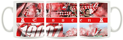 Ultras Essen Collage als Bedruckte Kaffeetasse/Teetasse aus Keramik, 300ml, weiß