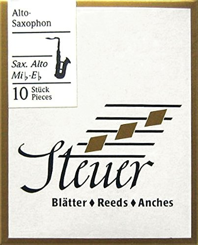 Steuer reed Alto Saxophone Traditional Pack of 10 Size 3 1/2