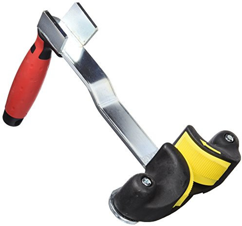 Stubai 441602 Porte-Panneaux Universal avec Manche Bi Matière, Argent/rouge