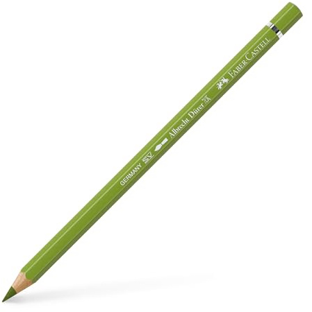 Faber-Castell Art & Graphic Albrecht Dürer Watercolour Pencil, 168, Earth Green Yellowish, for Craft, Drawing, Sketching, Home, School, University, Colouring