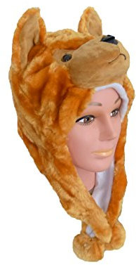 Tiermütze Plüsch Mütze Fuchs Wildfuchs