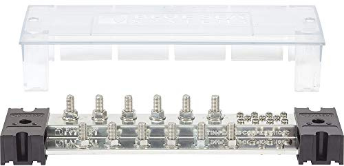 Blue Sea Systems 1991 PowerBar 1000 Stud with Cover, 12 x 3/8