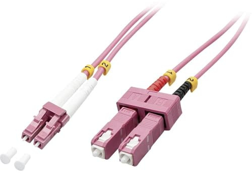 LINDY 46360 LWL-Duplexkabel LC/SC OM4 1m